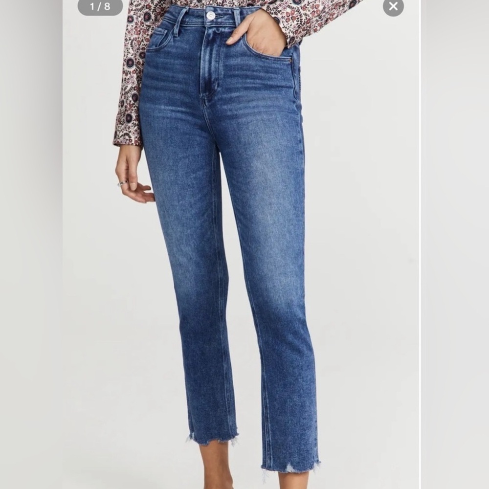 PAIGE Sarah slim crop Blue Jeans size 29 ✨MAKE AN OFFER ✨